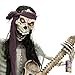 Halloween Haunters Life-Size Standing Skeleton Zombie Man Guitar Bass Player Musician Rock Band Prop Decoration - Thick Rubber Latex