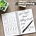 iBayam Hand Lettering Pen, 4 Sizes Black Calligraphy Pens Brush Markers Set for Beginners Signature Writing Art Drawing Illustration Sketching Bullet Journaling, Planner, Design, Refillable