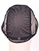 TANYAWIGS Large Black Superfine Wig Cap for Making Wigs With Adjustable Strap And Spare Combs Easy DIY Swiss Lace Perfect Fit (23.5