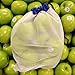 Reusable Produce Bags - Washable Eco Friendly Mesh Sacks Set of 9 or 10 - Replace Plastic + Preserve Fruit! (Premium Grocery and Vegetable Storage Bags) (Polyester Mesh, Set of 9 Mixed)