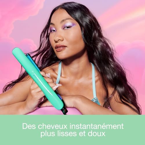 - Lisseur cheveux ghd Gold - Fer à lisser professionnel (Menthe gelée) Collection Jelly - Cheveux plus lisses sans dommage lié à une chaleur extrême - 65% plus brillants - Lisseur boucleur