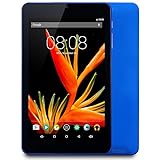 Alldaymall Tablet with 64 bits Quad Core CPU, 7'' HD 1920x1200 IPS Display, Android 5.1 Lollipop, 1GB RAM 16GB Flash, Wi-Fi, Bluetooth, Dual Camera - Blue