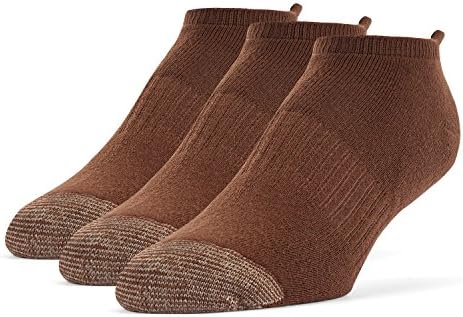 Galiva Men's Cotton Extra Soft No Show Cushion Running Socks - 3 Pairs