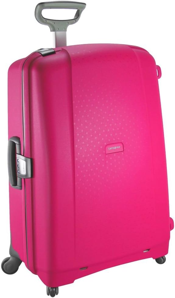 samsonite light pink luggage
