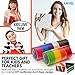[15-yards] Colored Duct Tape Variety Pack - 10 Fun Colors - Colorful Duct Tape Multi Pack for Kids Crafts - Decorative Duct Tape Designs Bulk - Orange Red Blue Green Purple Pink White Yellow Duck Tape
