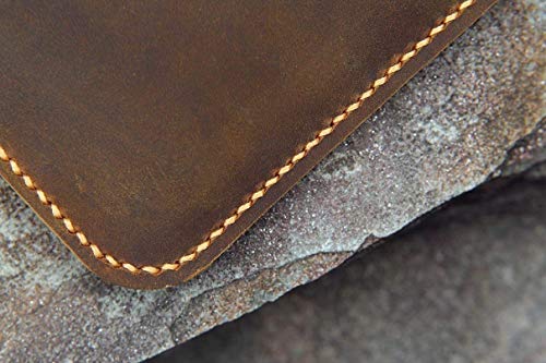Handmade Genuine Leather macbook sleeve case for 12 new macbook/vintage distressed leather 13" macbook air/pro sleeve case MACX05S