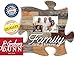 P. Graham Dunn Family First & Forever Multicolor Rustic 12 x 12 Wood Wall Art Puzzle Piece Plaque
