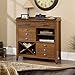 Sauder Carson Forge Sideboard, Washington Cherry finish
