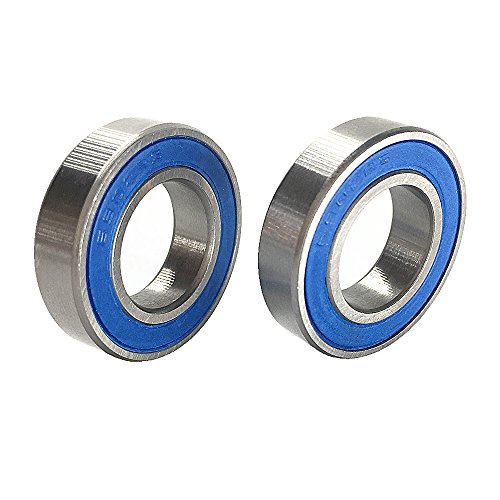 (2 PACK) 6902 Ceramic Bearing 15x28x7mm 6902-2RS Si3N4 Ceramic Ball Bearing ABEC-5