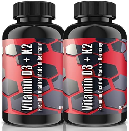 Vitamin D3, Aliferol, with Vitamin K2 (Menac Hinon) 100mcg – 180 Days 180 tablets – High Dose + Vegan