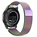 MoKo Gear S3 Watch Band, Milanese Loop Stainless Steel Mesh Smart Watch Strap for Samsung Gear S3 Frontier / S3 Classic/Galaxy Watch 46mm / Moto 360 2nd 46mm Smartwatch, Colorful