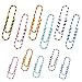 Paper Clips, 450 Pieces Colorful Striped Paperclips, Medium 28mm and Jumbo Sizes 50mm, Office Clips for School Personal Document Organizing and Classifying Professional Work