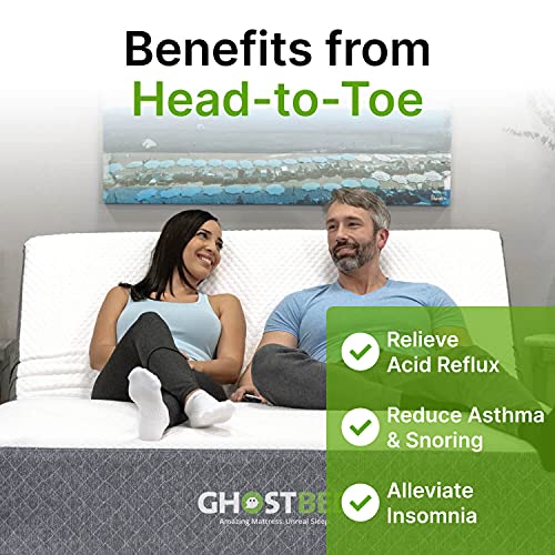 GhostBed Adjustable Bed Frame & Power Base with Wireless Remote Zero