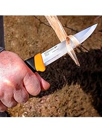 Morakniv Companion Heavy Duty Knife con hoja de acero al carbono Sandvik, 0.125   4.1 pulgadas