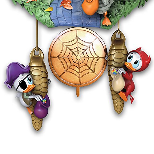 The Bradford Exchange Disney Halloween Themed Cuckoo Clock with 9 Disney Characters: Lights and Music - Thumbnail 4