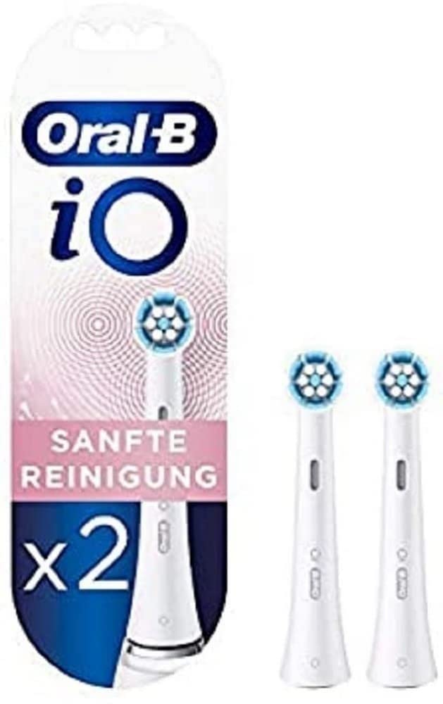 Braun Oral-B 4210201319870 iO Gentle Cleaning Brush Heads for Sensational Mouth Feeling 2 Pieces