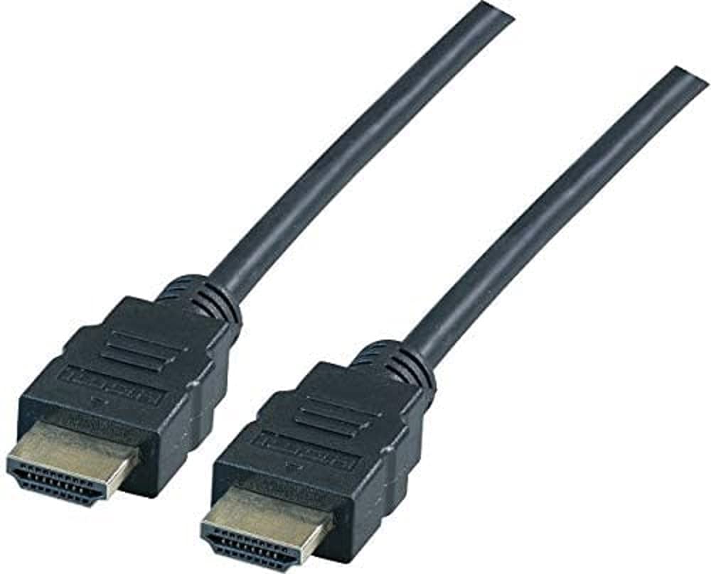 EFB-Elektronik High-Speed HDMI Connection Cable with Ethernet, Type A Male - Type A 4K30Hz, Black