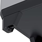 Keter Stilo Plastic Cabinet Charcoal 68 x 39 x 173 cm with 4 Shelves view 8