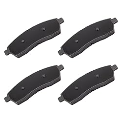 cciyu D757 Rear Semi-Metallic Disc Brake Pads Kit