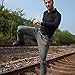 FREE SOLDIER Men's Outdoor Tactical Long Sleeve Polo Shirts Golf Shirt