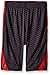 CB Sports Big Boys' Printed Performance Athletic Short, TH07-Black/Red, 10/12