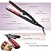 Professional Steam Hair Straightener by LaMagie Ceramic Tourmaline Ionic Flat Iron Salon Straighteners and Curlers Best Brush Curler all types of Hairs Includes Refill Bottle, Clips, Glove and Bag