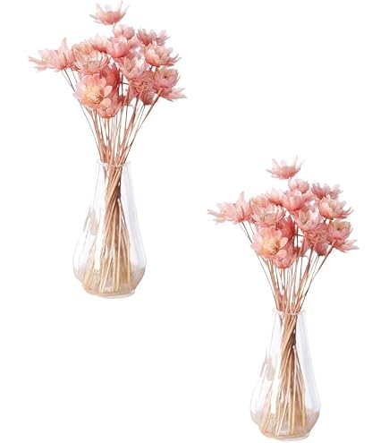 Miniature Jasmine Flower In Vase - Handmade Dollhouse Accessory For 1:6 & 1:8 Scale Models