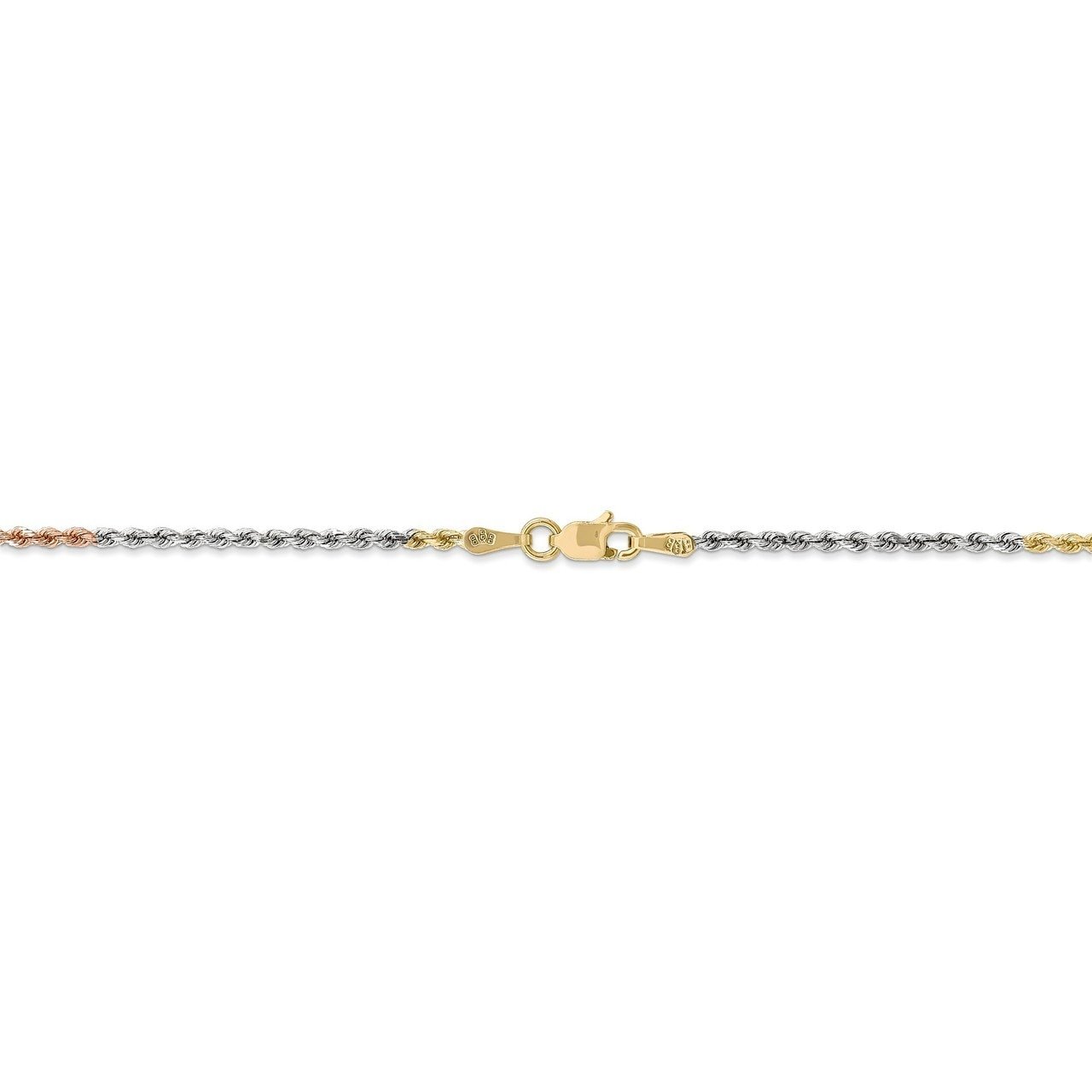 Jewelry Lex \u0026 Lu 14k Tri-color Gold Tri 