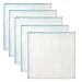 10 Pieces Baby Care Bath And Shower, Baby Bib, Cotton Double Soft Gauze Handkerchief_Blue (Blue)