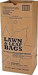 Duro Bags 21089 2-Ply Garbax Lawn and Leaf Bag, 50 lb, 16 in L x 12 in W x 35 in D, Paper, Kraft, (Pack of 5)