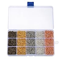 Valyria 1 Box 5 Colors 5000pcs 6mm Open Jump Rings Jewelry Making Findings