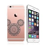 iPhone 5 / 5S / SE, Cute Animal Mandala Lace Pattern Ultra Slim Silicone Phone Case Back Cover