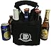 L&L Brew Works Six Pack Craft Beer Carrier, Neoprene Six Pack Caddy with Bottle Opener and Essentials Pocket