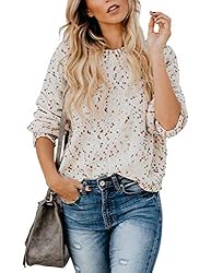 Relipop Women's Pullover Knitwear Crewneck Long