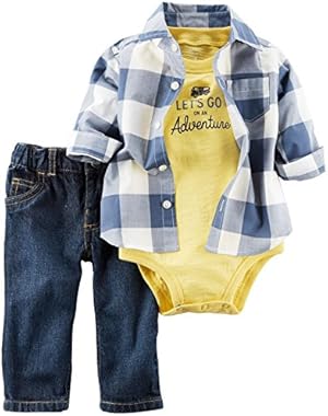 Baby Boys' 3 Piece Shirt Set