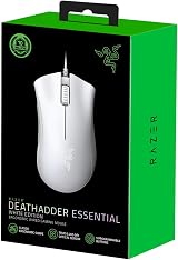 Razer DeathAdder Essential 2021 Wired Gaming Mouse 6400 DPI White view 10