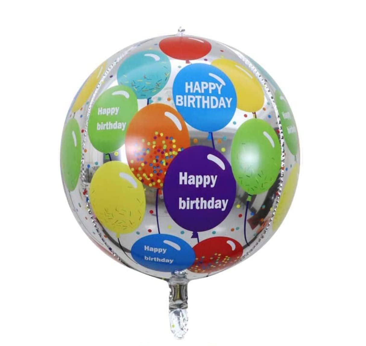 Silver Balloons 4D Foil Balloon, 55cm (2 pack)