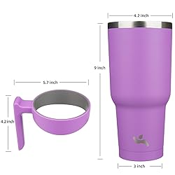 Konokyo 40 oz Tumbler with Handle and 2 Straw 2