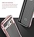 E LV Case for Galaxy S7 Case Hybrid [Scratch/Dust Proof] Armor Defender Slim Shock-Absorption Bumper Case for Samsung Galaxy S7 - [Black/Rose Gold]