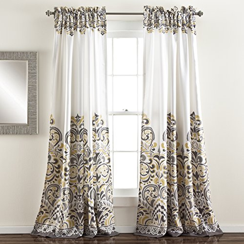 Lush decor clara room darkening window curtain panel pa…