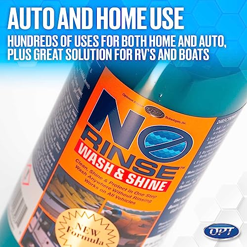 Optimum No Rinse Wash and Shine ONR Car Wash, New Formula Version 5