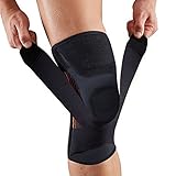 Knee Brace Support Patella Stabilizer with Adjustable Strap&Non-Slip Compression Knee Sleeve to Relieve Pain-Single