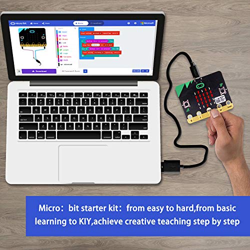 OSOYOO Starter Learning Kit for BBC Micro bit Programming The MicroPython for Beginners and Kids Suitable for STEM Education - Thumbnail 2