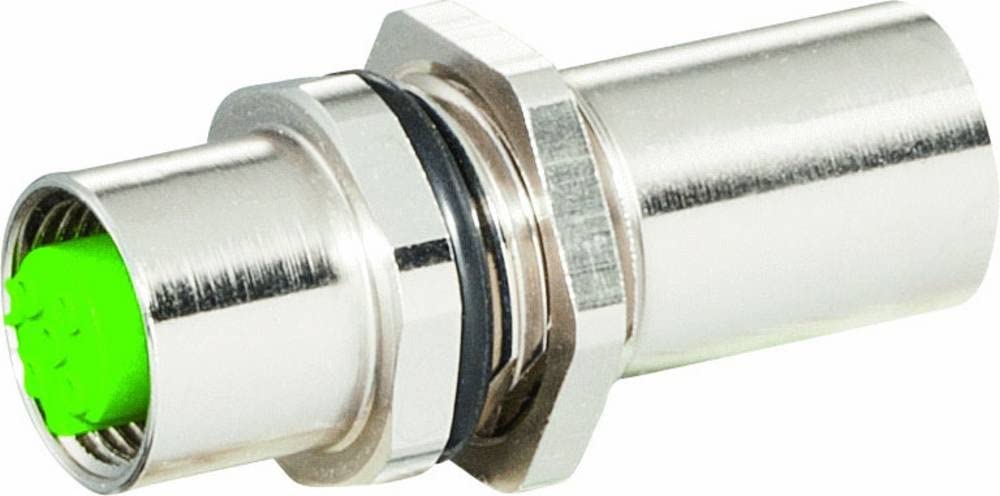 M12 enclosure feed-through socket/socket D-cod.