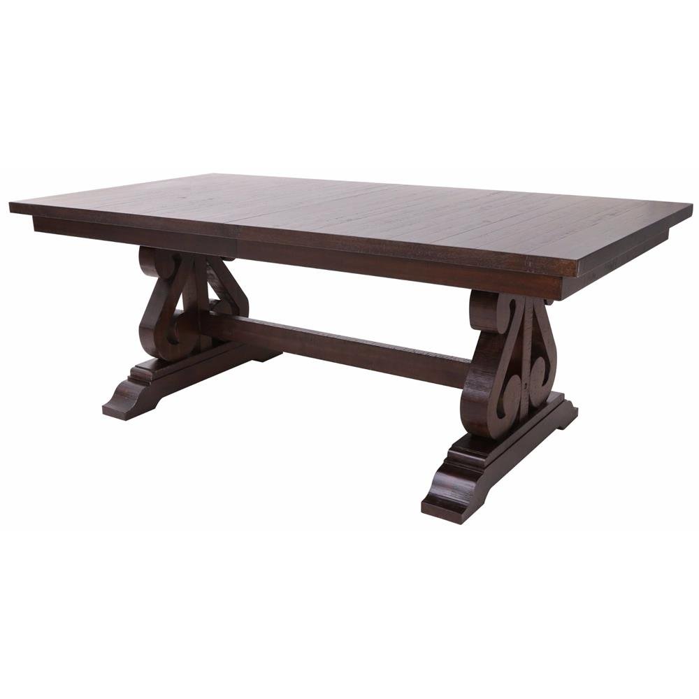 Best trestle dining table with leaf