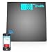 Pyle Digital Bathroom Scale Bluetooth, iPhone Health Devices, Wireless Smartphone Tracking for iPhone iPad & Android Devices (Black)