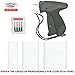 Amram Comfort Grip Tagging Gun for Clothing and Pricing, Includes Standard Retail Price Tag Attacher Gun for Clothing, 2,500 Asstd 1-in, 2-in, 3-in Barbs Attachments, 5 Needles
