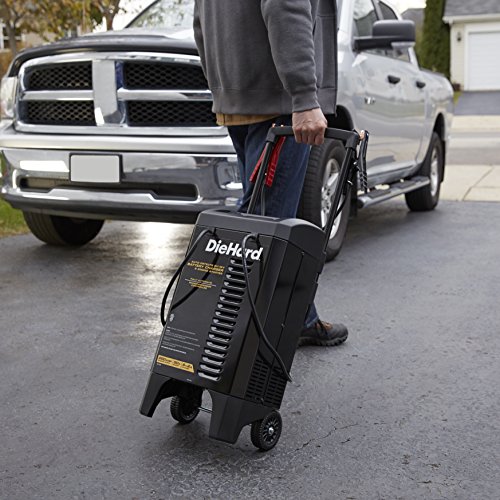 DieHard 71341 6/12V Gold Smart Wheel Battery Charger and 50/250A