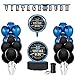 Vintage Dude 40th Birthday Party Decoration Bundle! 40th Birthday Celebration Decor Bundle Includes - Jointed Banner, Honeycomb Centerpiece, Balloons and Curling Ribbon!!