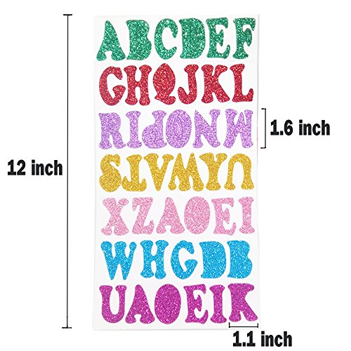 5 Stickers+Adhesive+Alphabet+Supplies+Decoration